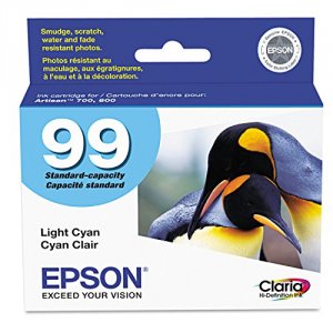 Original Epson T099520 Claria No. 99 Ink Cartridge - Inkjet - Light Cy