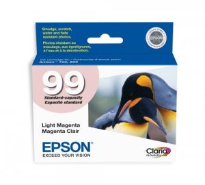 Original Epson T099620 Claria No. 99 Ink Cartridge - Inkjet - Light Ma