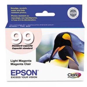 Original Epson T099620 Claria No. 99 Ink Cartridge - Inkjet - Light Ma