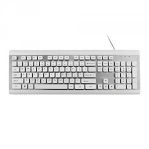 Premiertek K902 103-key Usb Wired Aluminum Keyboard (white)