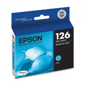 Original Epson T126220 Durabrite 126 Ink Cartridge - Inkjet - Cyan - 1