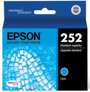 Original Epson T252220 Durabrite Ultra  Ink Cartridge - Cyan - Inkjet 