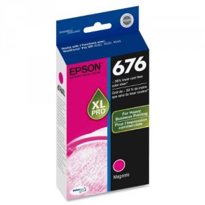 Original Epson T676XL320 Durabrite Ultra 676xl Ink Cartridge - Magenta