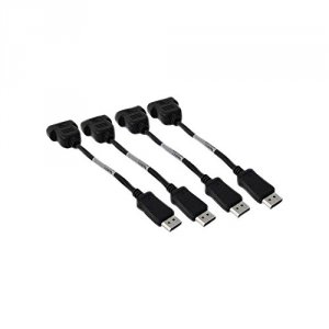 Pny DP-DVI-QUADKIT-PB Dp To Dvi Cables - 4 Pack