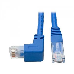 Tripp N204-001-BL-DN Cat6 Patch Cable Down-angled Mm Blue 1ft