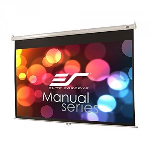 Elitescreens M100XWH-E24 100in Diag Manual Pull-down