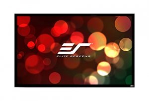 Elitescreens R84WH1-A1080P3 84in Diag Ezframe Fixed Rear