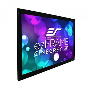 Elitescreens R100DHD5 100in Diag Ezframe Fixed Rear