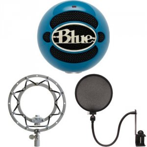 Blue SNOWBALLNEONBLUE S  Snowball Usb Microphone - Neon Blue