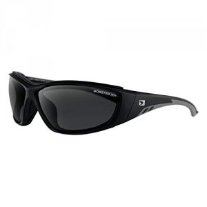 Bobster BRID001 Rider Sunglasses Matte Black Frame Smoked Lens