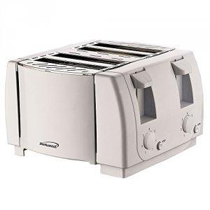 Brentwood TS-265 Appliances Ts-265 Cool Touch 4-slice Toaster (white)