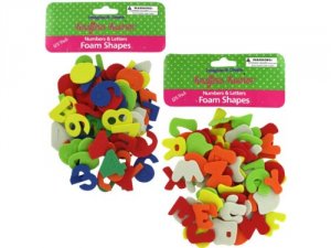 Krafters CC038 Numbers  Letters Foam Shapes Set