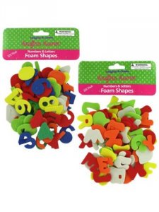 Krafters CC038 Numbers  Letters Foam Shapes Set