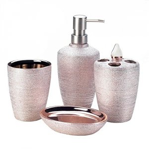 Accent 10018332 Rose Golden Shimmer Bath Set