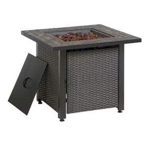 Blue GAD15259SP Lp Gas Firebowl W Stmpd Tile