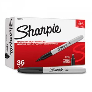 Dymo 1884739 Sharpie 36ct Fine Black Box