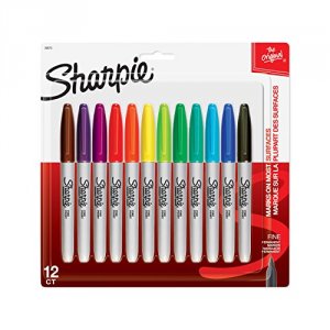 Dymo 2039564 M Sharpie Fine 12 Clr Set Carded