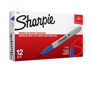 Dymo 30003 Sharpie Fine Blue 12 Pack