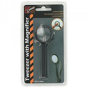 Sterling GM035 Tweezers With Magnifier