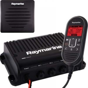 Raymarine E70492 Ray90 Modular Dual-station Vhf Black Box Radio System