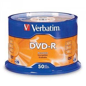 Verbatim 95101 Azo Dvd-r 4.7gb 16x With Branded Surface - 50pk Spindle