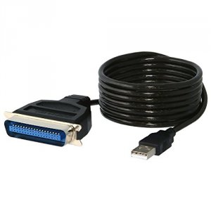 Sabrent CB-CN36 6ft Usb A To Parallel Ieee 1284 Printer Cable