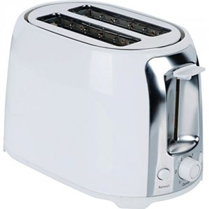 Brentwood TS-292W 800w Toaster With 6-setting Browning Control - White