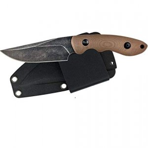 Abkt AB004T Predator Fixed 3.5 In Blade Tan Handle