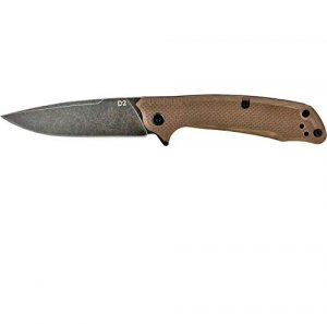 Abkt AB026T Scavenger Folder 3.5 In Blade Tan Handle