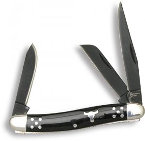 Cattlemans CC0001BD Cattleman Stockman 2.5 In Blade Black Delrin Handl