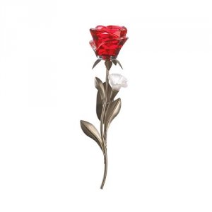 Gallery 10018783 Single Red Rose Wall Sconce