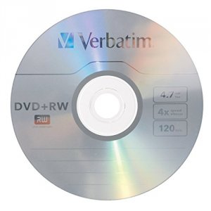 Verbatim 94520 Dvd+rw, , 4.7gb, 4x, Branded, Jewel Case, Taa