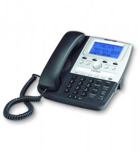 Cortelco ITT-2700BK 7 Series Single Line Caller Id Telephone  Black