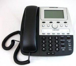 Cortelco ITT-2730E 7 Series Line Powered Caller Id Telephone  Black