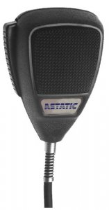 Astatic 611L Omnidirectional Dynamic Palmheld Microphone With Talk Swi