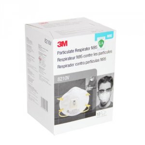 3m 8210V Particulate Respirator  N95 Respiratory Protection 80 Eachcas