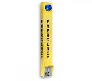 Viking E-1600A-BLT-EWP Ada Compliant Yellow Emergency Tower Phone With