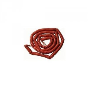 Cablesys 2500RD Telephone Handset Cord With Cherry Red Cable With 1.5 