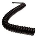 Cablesys GCHA444025-FFB4 Telephone Handset Cord With Flat Black Cable 