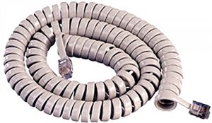 Cablesys GCHA444025-FV Vodavi Gray Telephone Handset Cord 25 Ft