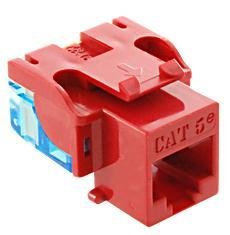 Cablesys ICC-CAT5JACK-RD Icc Icc-cat5jack-rd Ic1078e5rd - Cat5 Jck Red