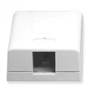 Cablesys ICC-IC108SB1WH Icc Icc-ic108sb1wh Surface Mount Box, Elite, 1