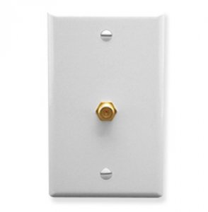 Cablesys ICC-IC630EG0WH Icc Icc-ic630eg0wh Wall Plate, F-type, White