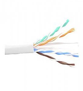 Cablesys ICC-ICCABR6EWH Cat 6e  600 Utp  Solid Cable  23g  4p  Cmr  1 