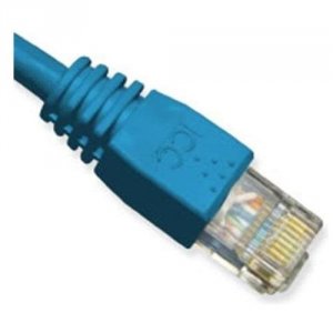 Cablesys ICPCSJ10BL Patch Cord  Cat 5e  Molded Boot  10 Ft  Blue