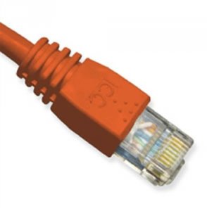 Cablesys ICPCSJ10RD Patch Cord  Cat 5e  Molded Boot  10 Ft  Red