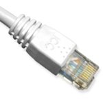 Cablesys ICPCSJ10WH Patch Cord  Cat 5e  Molded Boot  10 Ft  White