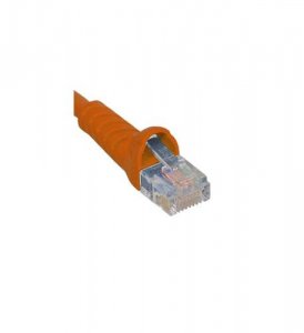 Cablesys ICPCSK01OR Patch Cord  Cat 6  Molded Boot  1 Ft  Orange