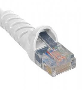 Cablesys ICPCSK25WH Patch Cord  Cat 6  Molded Boot  25 Ft  White