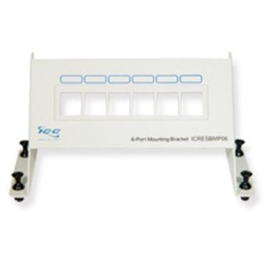 Cablesys ICRESBMP06 Resi Mounting Panel  Blank  6 Port